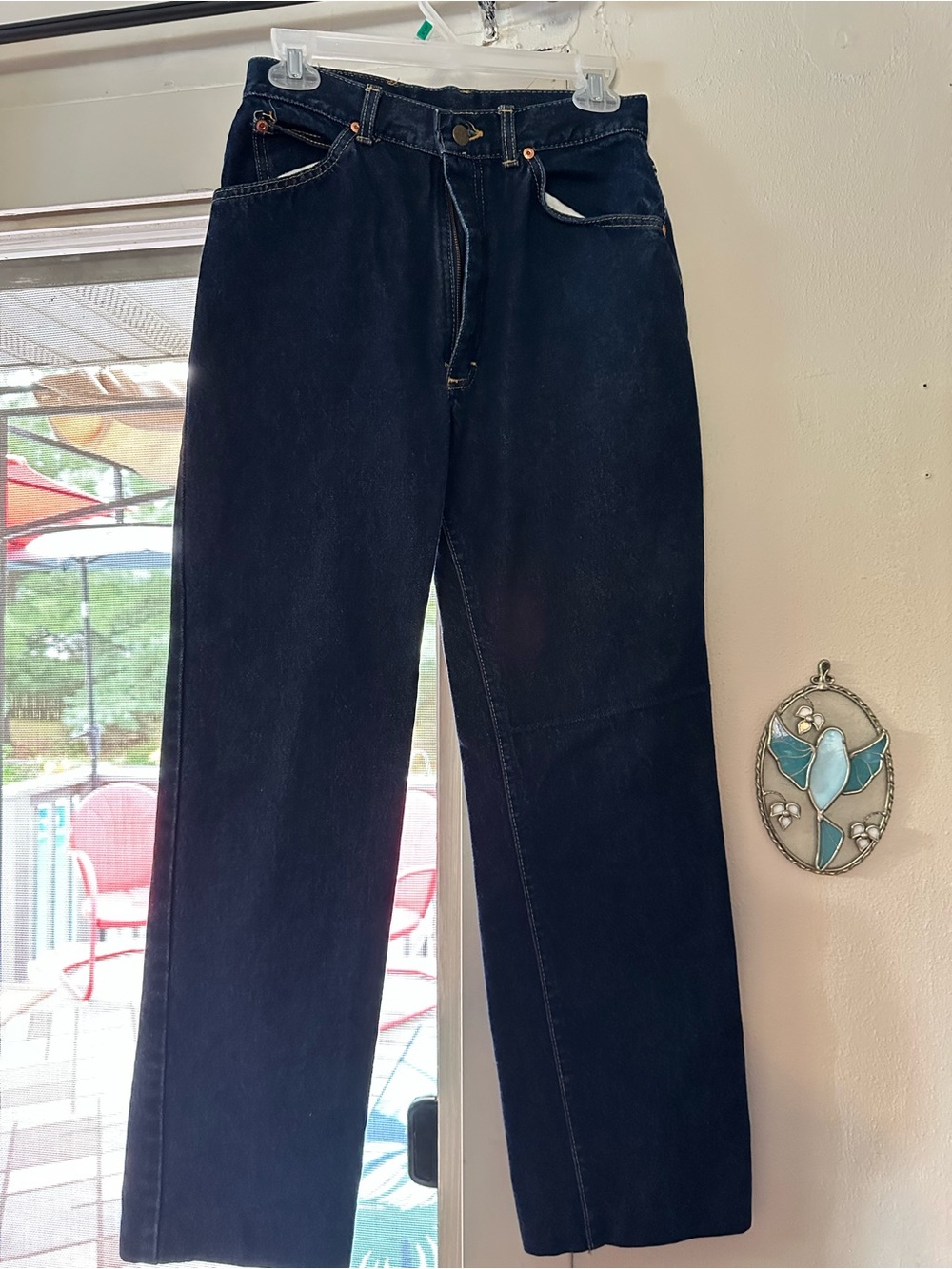 Lee Black Straight-Leg Jeans